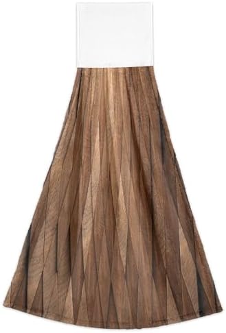 Durable Vertical Rhomb Wooden Towels for Kitchen Bathroom Use