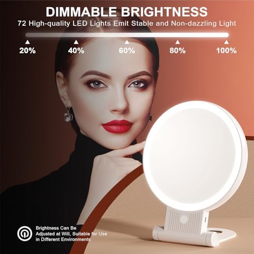 Versatile 1X 30X Magnifying Mirror for Travelers and Professionals