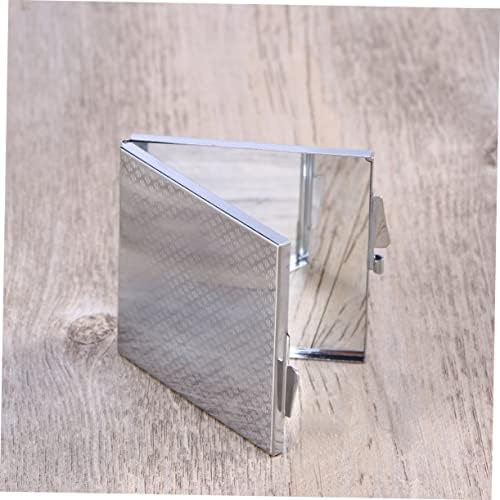 Minkisky 3PCS Compact LED Travel Makeup Mirror with Wall Mount Folding Design