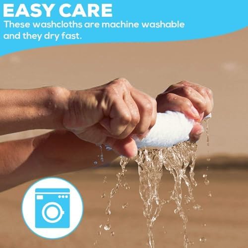 Simpli-Magic Cotton Washcloth 12x12 40 Pack