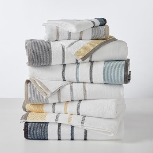 Luxurious Bath Towel Set with Eucalyptus Grey