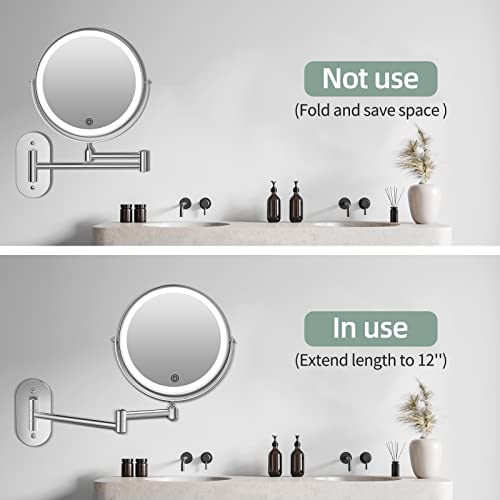 Perfect Salon-M quality makeup mirror for wall installation