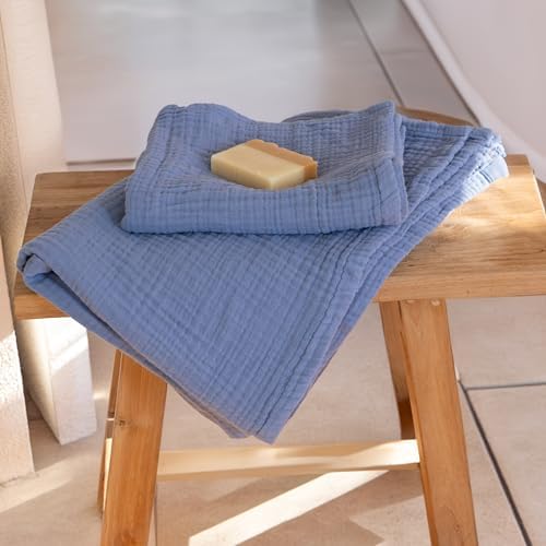 High-Quality 100 Turkish Cotton Muslin Towels Set for Adults