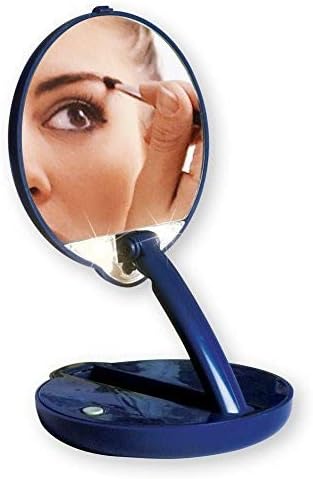 Floxite 15Xmag Makeup Mirror Blue Upgrade