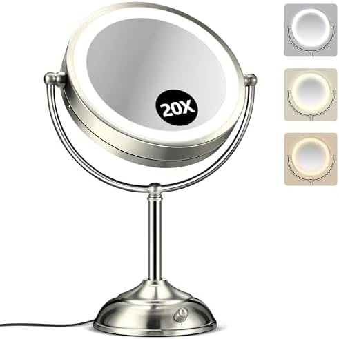 20X Lighted Makeup Mirror Rechargeable 86 Mirror