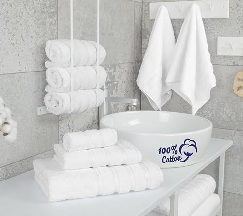 American Soft Linen Luxury 6-Piece Towel Set for Bathroom