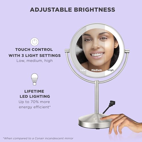 Conair Lighted Makeup Mirror LED Vanity Mirror