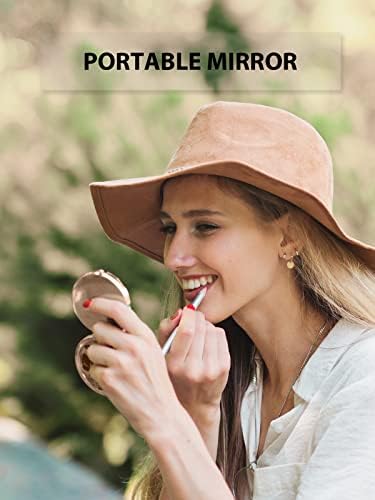 Getinbulk Compact Rose Gold Makeup Mirror for Purse