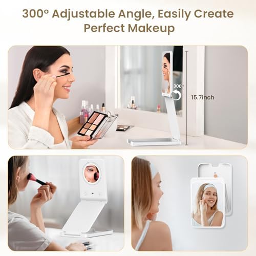 LAMPICK Travel Makeup Mirror