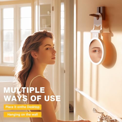 Versatile 1X 30X Magnifying Mirror for Travelers and Professionals
