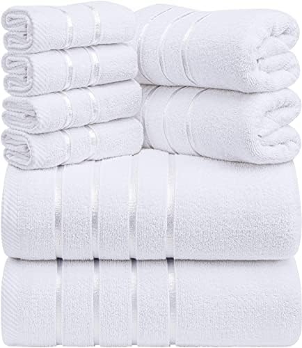 Utopia Towels 8-Piece Luxury Towel Set