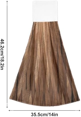 Durable Vertical Rhomb Wooden Towels for Kitchen Bathroom Use