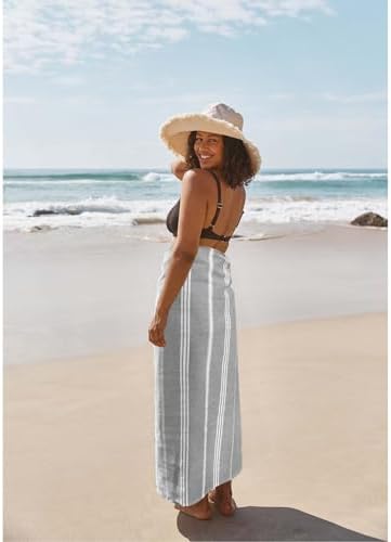 Cotton Turkish Beach Towel - Lightweight Sand Free Quick Drying Oversized Prewashed