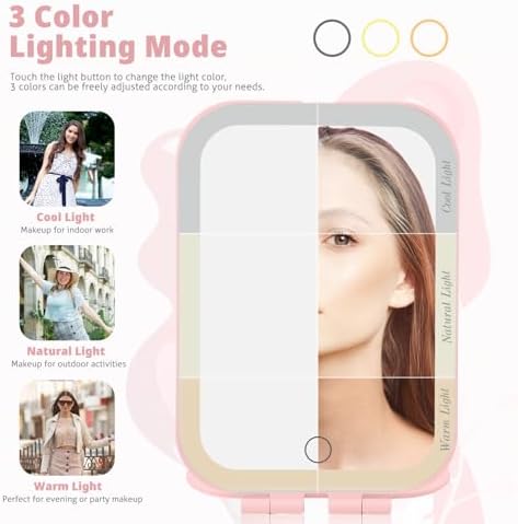 Travel Makeup Mirror - Compact Reusable