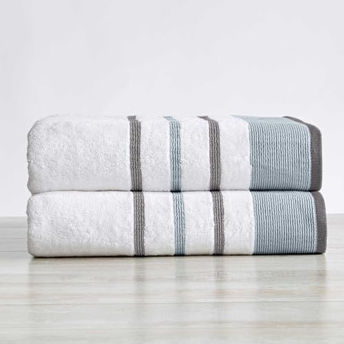 Luxurious Bath Towel Set with Eucalyptus Grey