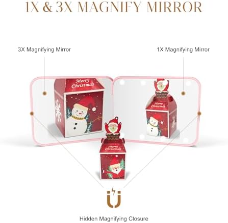 Illuminate your beauty with our compact mirror