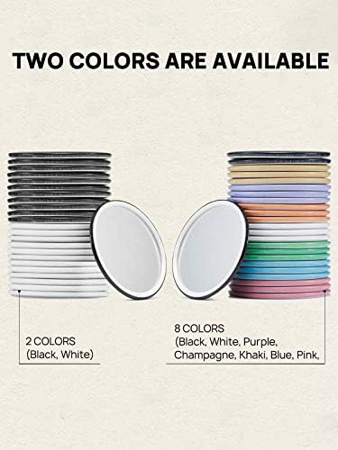 Compact Round Makeup Mirror for Travel