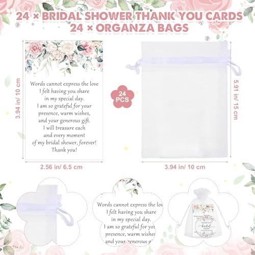 Elegant Bridal shower Favor Set with 24 compact makeup mirrors