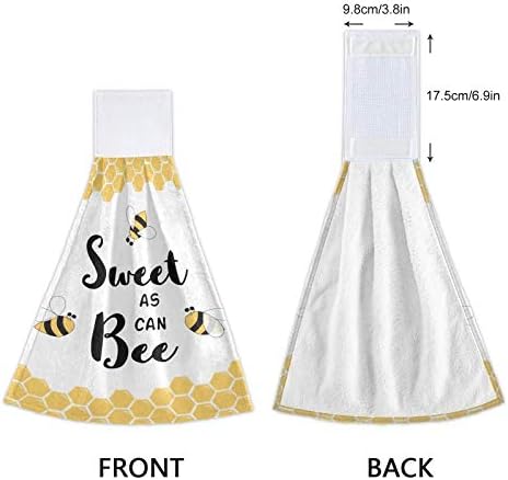 Fingertip Kitchen Towels Set 2-Piece with Funny Love Quotes Durable Soft