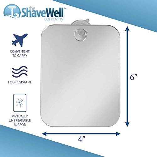 Fog-Free Shaving Mirror for Travel