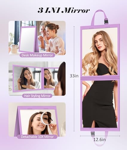 Detachable 10X Makeup Mirror for Dancers