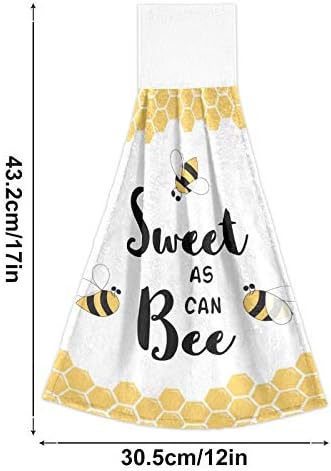 Fingertip Kitchen Towels Set 2-Piece with Funny Love Quotes Durable Soft