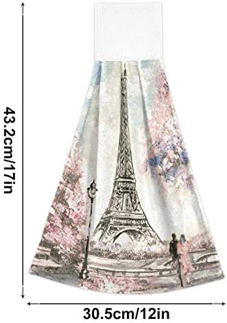 Paris Eiffel Tower Spring Kitchen Towels