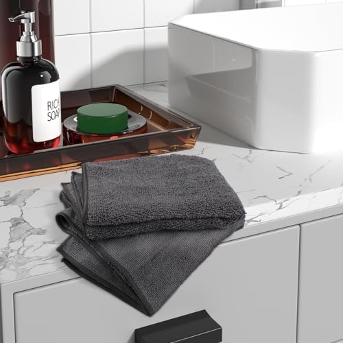 Microfiber Hand Towels for Bathroom Soft Durable 12-Pack
