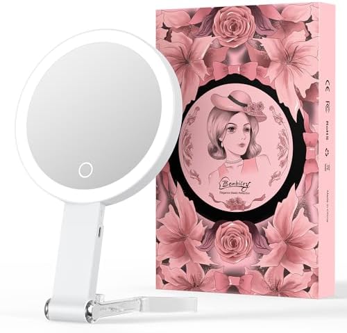 High-Quality 3-in-1 Makeup Mirror for Travel