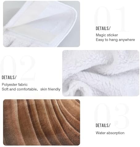Tree Cut Lush Design 2-Pack Fingertip Towels for Kitchen Bathroom