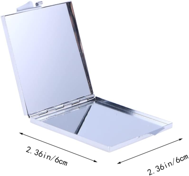 Minkisky 3PCS Compact LED Travel Makeup Mirror with Wall Mount Folding Design