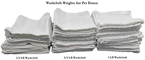 Marquis Mills 12x12 White Cotton Reusable Washcloth Set 60 Piece