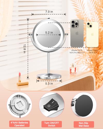 Benbilry 10X Magnifying Vanity Mirror