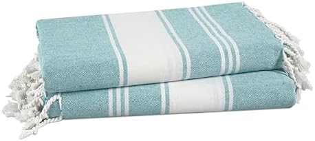 Ultra-Soft Hunter Green Beach Towels 2-Pack