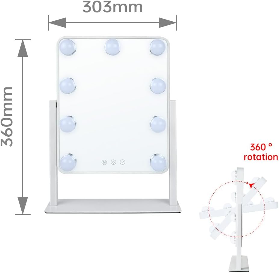 Perfect Vanity Mirror with LED Lighting