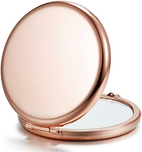 Getinbulk Compact Rose Gold Makeup Mirror for Purse