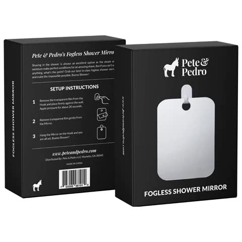 Fog-Free Shave While Showering