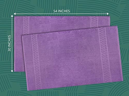 Zuberia 7-Pack Luxurious 30x54 Cotton Bath Towels Soft Durable