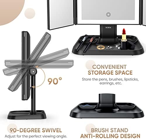 Vanity Mirror with 3 Light Modes