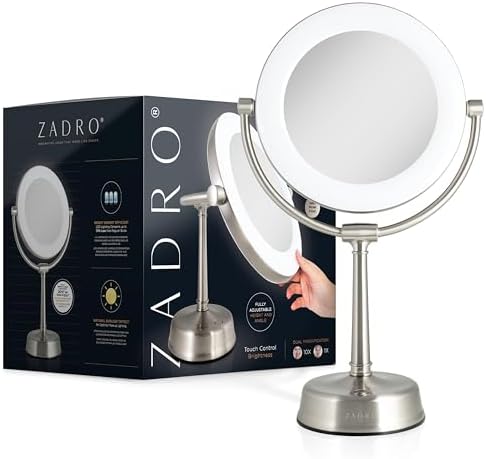 Zadro Lexington LED Makeup Mirror with Swivel Lights