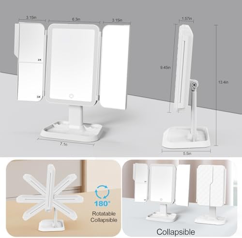 Travel-Friendly Makeup Mirror