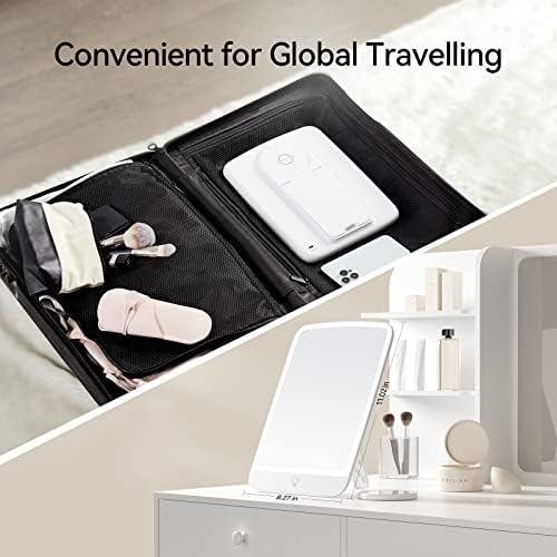 11 x 8 Portable Makeup Mirror With Light