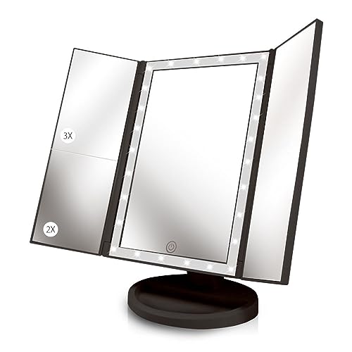 Backlit Makeup Vanity Mirror Illuminate 36-LED Touch-Screen Light Control