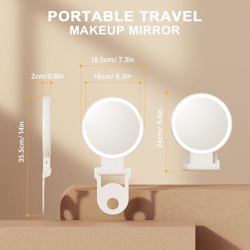 Versatile 1X 30X Magnifying Mirror for Travelers and Professionals