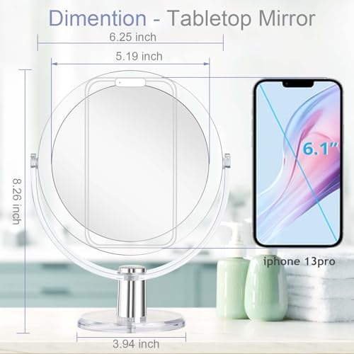 Vanity Mirror with Stand for Frequent Makeup