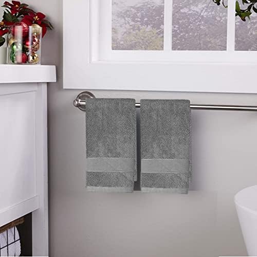 Bath Time - Soft Cotton Hand Towels 14x30 Set of 2 Machine Washable Hypoallergenic