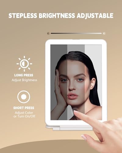 DecMetu Travel Mirror with Lights