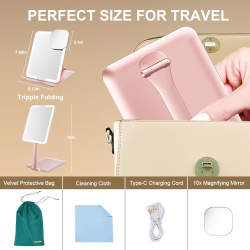 Moccus Travel Makeup Mirror