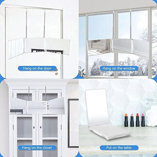 360 Trifold Mirror with LED Lighting and 5X Magnification