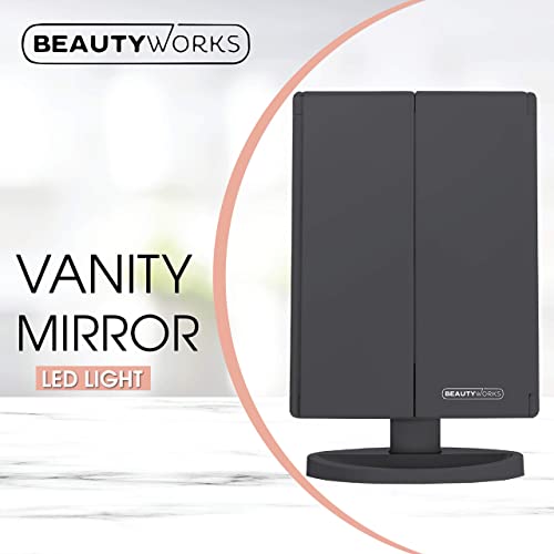 Backlit Makeup Vanity Mirror Illuminate 36-LED Touch-Screen Light Control